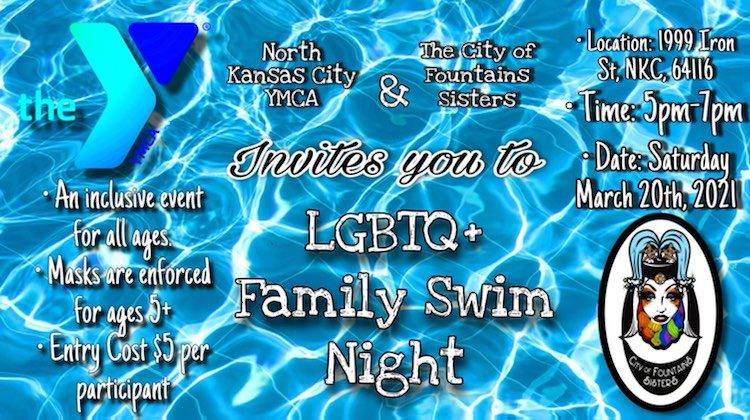 YMCA NKC LGBTQ+ Swim Night - City of Fountains Sisters