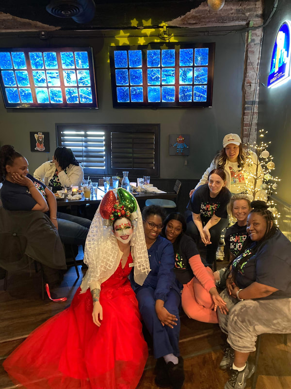 Hope Care Center Holiday Party - City of Fountains Sisters